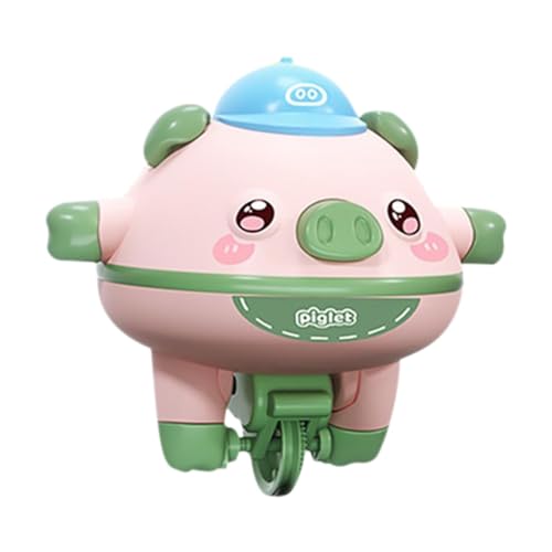 Eastuy Schweinespielzeug für Kinder, laufendes Schweinespielzeug | Süßes Schwein, das auf dem Seil mit dem Fingerspitzen-Gyroskop-Spinnerauto läuft | Seiltanz-Schwein-Gyroskop-Spielzeug für Mädchen von Eastuy