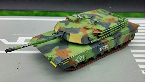 Easy Model US MBT M1A1 Abrams IFOR Europe 1990 Camouflage Tank 1:72 montiert von Easy Model