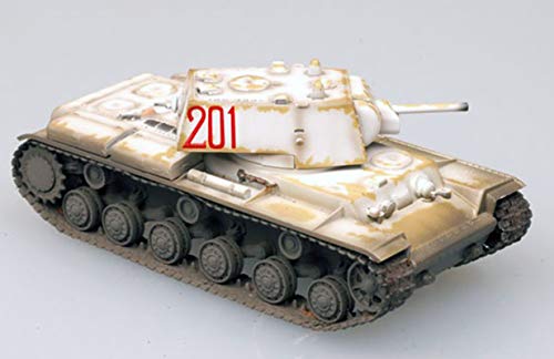 Easymodel WW2 Russische Armee KV-1 1941 Winter Tarnung Panzer 1/72 Nicht-Druckguss von Easy Model