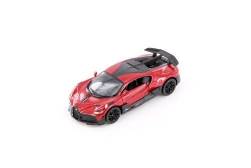 Easy Toys Modellauto Kompatibel mit Bugatti Divo, Maßstabgetreues Spielzeugauto mit zu öffnenden Türen. Modellauto (Rot) von Easy Toys