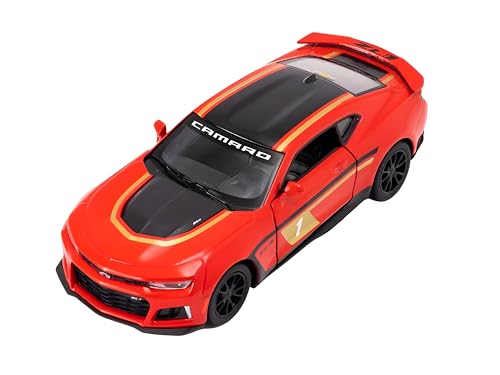 Easy Toys Modellauto Kompatibel mit Chevrolet Camaro ZL1 Race - Maßstabsgetreues Spielzeugauto mit zu Offnenden Türen - Automobilmodellierung (Rot) von Easy Toys