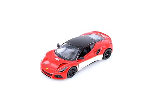 Easy Toys Modellauto Kompatibel mit Lotus Emira Heritage Edition. Maßstabsgetreues Spielzeugauto mit Türen zum Öffnen. Modellauto (Rot) von Easy Toys