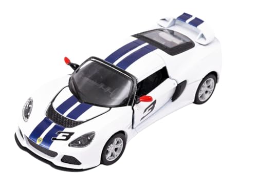 Easy Toys Modellauto Kompatibel mit Lotus Exige S 2012. Maßstabsgetreues Spielzeugauto mit Türen zum Öffnen. Modellauto (Weiß) von Easy Toys