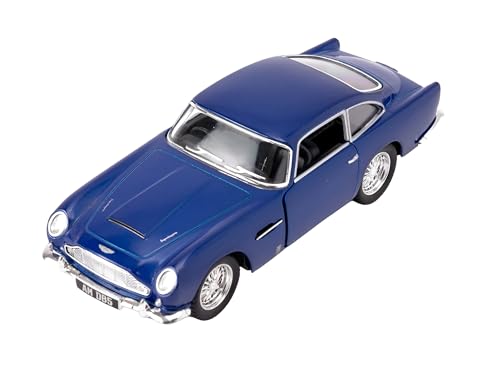 Easy Toys Modellauto kompatibel mit Aston Martin DB5 – Spielzeugauto im Maßstab mit Türen zum Öffnen – Modellauto (Blau) von Easy Toys