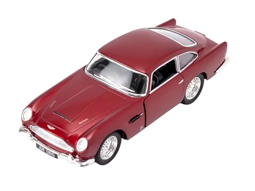 Easy Toys Modellauto kompatibel mit Aston Martin DB5 – Spielzeugauto im Maßstab mit Türen zum Öffnen – Modellauto (Rot) von Easy Toys