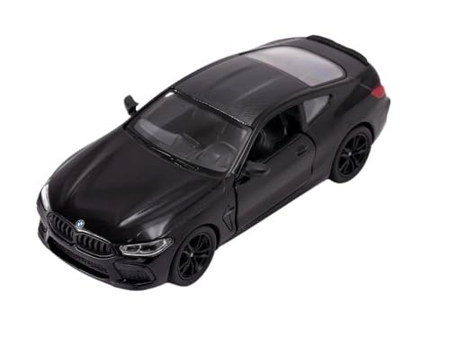 Easy Toys Modellauto kompatibel mit BMW M8 Competition Coupé. Maßstabsgetreues Spielzeugauto mit zu öffnenden Türen. Automodellierung. (Schwarz) von Easy Toys