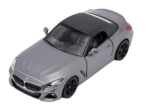 Easy Toys Modellauto kompatibel mit BMW Z4 - Maßstabsgetreues Spielzeugauto mit zu öffnenden Türen - Automodellierung (Grau) von Easy Toys