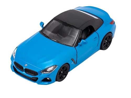Easy Toys Modellauto kompatibel mit BMW Z4 - Maßstabsgetreues Spielzeugauto mit zu öffnenden Türen - Automodellierung (Hellblau) von Easy Toys
