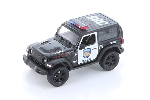 Easy Toys Modellauto kompatibel mit Jeep Wrangler Polizei - Spielzeugauto im Maßstab mit Türen zum Öffnen - Modellauto Easy Toys Modellauto kompatibel mit Jeep Wrangler Polizei - Spielzeugauto im Maßstab mit Türen zum Öffnen - Modellauto von Easy Toys