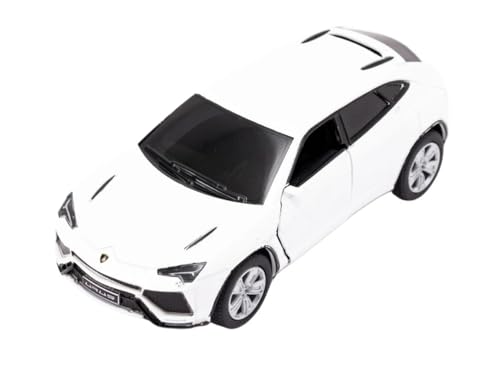 Easy Toys Modellauto kompatibel mit Kinsmart Lamborghini Urus - Maßstabsgetreues Spielzeugauto mit zu öffnenden Türen - Automodellierung (Weiß) von Easy Toys