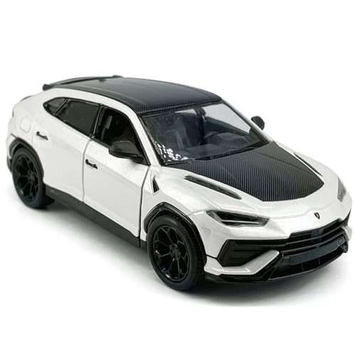 Easy Toys Modellauto kompatibel mit Kinsmart Lamborghini Urus Performante - Maßstabsgetreues Spielzeugauto mit zu öffnenden Türen - Automodellierung (Weiße) von Easy Toys