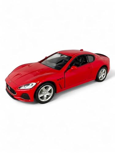 Easy Toys Modellauto kompatibel mit Maserati Granturismo MC 2018 – Treppenfahrzeug mit Türen zum Öffnen – Modellauto (Rot) von Easy Toys
