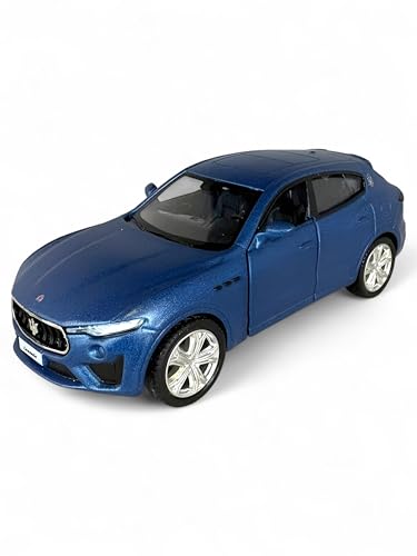 Easy Toys Modellauto kompatibel mit Maserati Levante GTS 2019 - Treppenfahrzeug mit Türen zum Öffnen - Modellauto (Blau) von Easy Toys