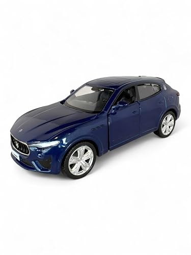 Easy Toys Modellauto kompatibel mit Maserati Levante GTS 2019 – Treppenfahrzeug mit Türen zum Öffnen – Modellauto (Dunkelblau) von Easy Toys