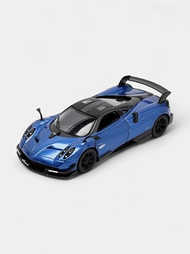 Easy Toys Modellauto kompatibel mit Pagani Huayra BC 2016 – Treppenfahrzeug mit Türen zum Öffnen – Modellauto (Blau) von Easy Toys