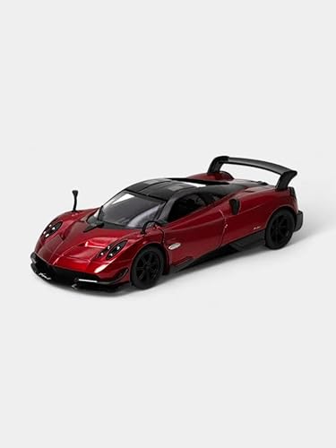 Easy Toys Modellauto kompatibel mit Pagani Huayra BC 2016 – Treppenfahrzeug mit Türen zum Öffnen – Modellauto (Rot) von Easy Toys