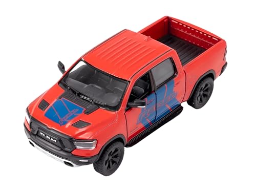 Easy Toys Modellauto kompatibel mit Ram 1500 Rennen – Offroad-Spielzeug mit Türen zum Öffnen – Modellauto (Rot) von Easy Toys