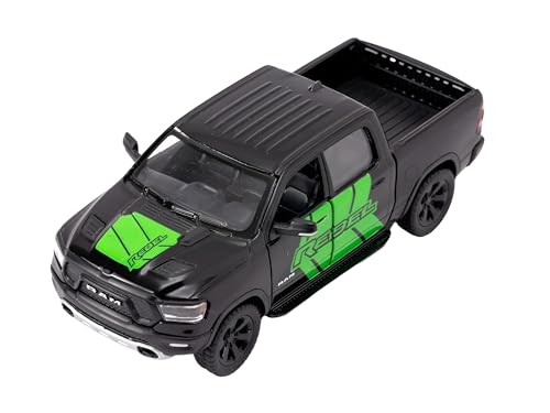 Easy Toys Modellauto kompatibel mit Ram 1500 Rennen – Offroad-Spielzeug mit Türen zum Öffnen – Modellauto (schwarz) von Easy Toys