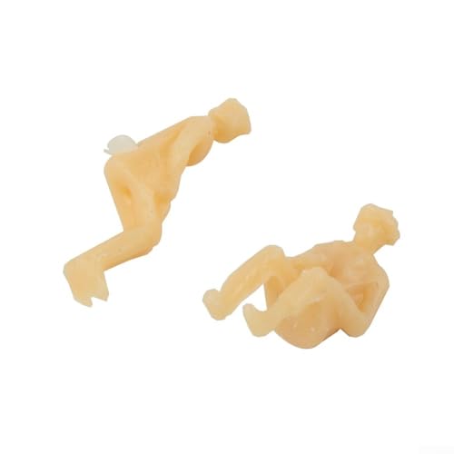 EasyByMall Set unlackierte Minifiguren 100 Stück in 3 cm Höhe für Modelleisenbahnen und Bauprojekte EasyByMall Set unlackierte Minifiguren 100 Stück in 3 cm Höhe für Modelleisenbahnen und Bauprojekte von EasyByMall