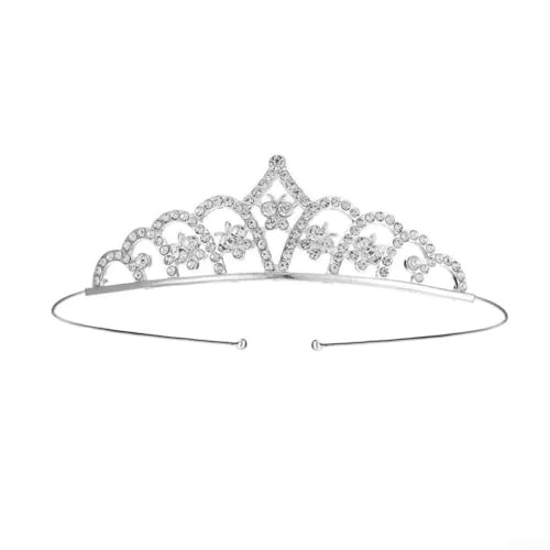 EasyByMall Verzauberte Prinzessinnen-Haar-Accessoires für Kinder mit Krone aus Legierung und Stirnband (Stil von 7) von EasyByMall