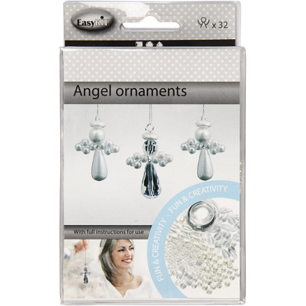 Engel-Anhänger, H 2,8 cm, 32 Stk/ 1 Pck von EasyKit