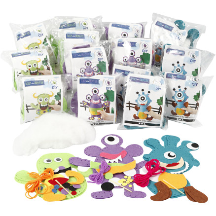 Funny Friends - Sortiment, 18 Set/ 1 Pck von EasyKit