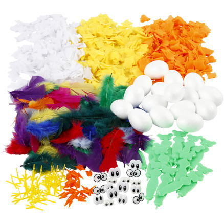 Material-Set Osterküken, H 6 cm, 16 Stck., 1 Set Material-Set Osterküken, H 6 cm, 16 Stck., 1 Set von EasyKit
