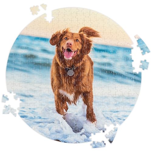 Easycosy Personalisiertes Kreisrunde Puzzle mit eigenem Foto - 42/312 Teile: Gestalte selbst Puzzle mit Bild, Fotopuzzle als Muttertag personalisierte Geschenke für Mama, Oma, Kinder, Mutter, Familie Easycosy Personalisiertes Kreisrunde Puzzle mit eigenem Foto - 42/312 Teile: Gestalte selbst Puzzle mit Bild, Fotopuzzle als Muttertag personalisierte Geschenke für Mama, Oma, Kinder, Mutter, Familie von Easycosy