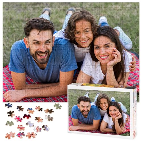 Easycosy Personalisiertes Puzzle mit eigenem Foto - 1000/500/300 Teile: Gestalte selbst Puzzle mit Bild, Fotopuzzle als Muttertag personalisierte Geschenke für Mama, Oma, Kinder, Mutter, Familie Easycosy Personalisiertes Puzzle mit eigenem Foto - 1000/500/300 Teile: Gestalte selbst Puzzle mit Bild, Fotopuzzle als Muttertag personalisierte Geschenke für Mama, Oma, Kinder, Mutter, Familie von Easycosy
