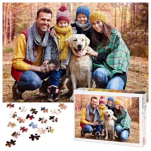 Easycosy Personalisiertes Puzzle mit eigenem Foto - 1000/500/300 Teile: Gestalte selbst Puzzle mit Bild, Fotopuzzle als Muttertag personalisierte Geschenke für Mama, Oma, Kinder, Mutter, Familie Easycosy Personalisiertes Puzzle mit eigenem Foto - 1000/500/300 Teile: Gestalte selbst Puzzle mit Bild, Fotopuzzle als Muttertag personalisierte Geschenke für Mama, Oma, Kinder, Mutter, Familie von Easycosy