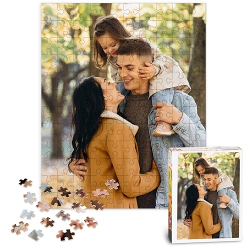 Easycosy Personalisiertes Puzzle mit eigenem Foto - 35/70/120 Teile: Gestalte selbst Puzzle mit Bild, Fotopuzzle als Muttertag personalisierte Geschenke für Mama, Oma, Kinder, Mutter, Familie Easycosy Personalisiertes Puzzle mit eigenem Foto - 35/70/120 Teile: Gestalte selbst Puzzle mit Bild, Fotopuzzle als Muttertag personalisierte Geschenke für Mama, Oma, Kinder, Mutter, Familie von Easycosy