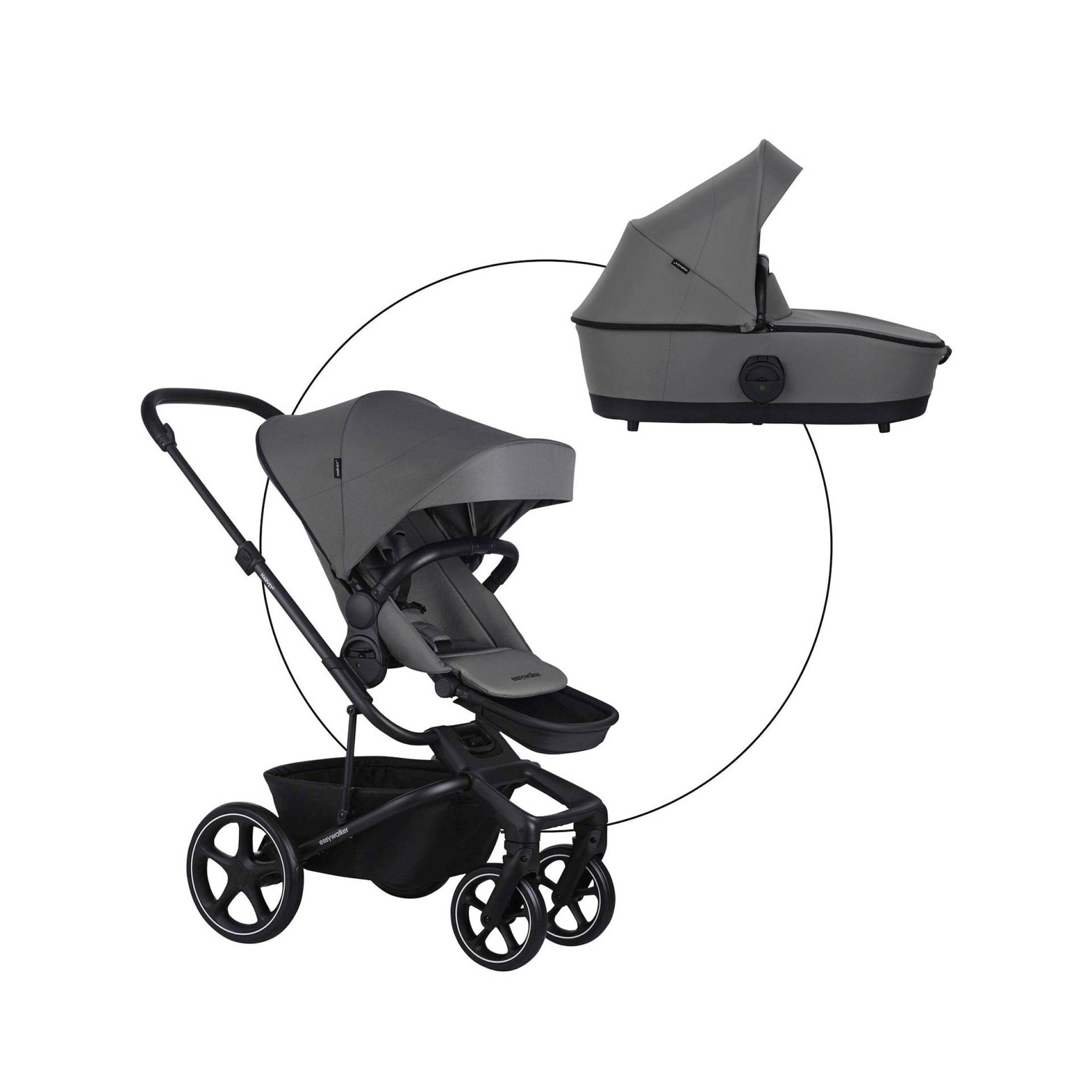 Easywalker Kombikinderwagen Harvey 5 grau von Easywalker