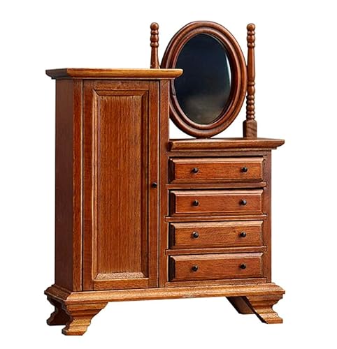 EatingBiting 1/12 1:12 Braun Minenhaus Miniaturpuppe Holz Ankleideschrank Modell Landschaft Figuren Modell für Wohnzimmer Schlafzimmer Zubehör Winzige Einrichtung EatingBiting 1/12 1:12 Braun Minenhaus Miniaturpuppe Holz Ankleideschrank Modell Landschaft Figuren Modell für Wohnzimmer Schlafzimmer Zubehör Winzige Einrichtung von EatingBiting