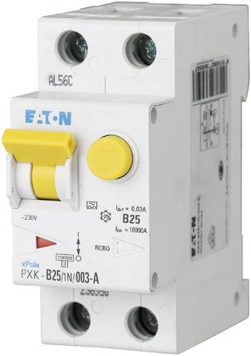Eaton 236950 FI-Schutzschalter/Leitungsschutzschalter 2polig 25A 0.03A 240 V/AC von Eaton