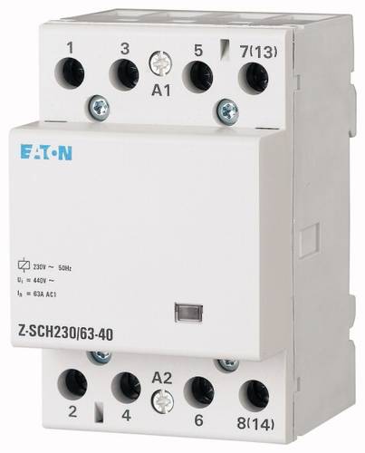 Eaton Z-SCH230/63-22 Installationsschütz Nennspannung: 230 V, 240V Schaltstrom (max.): 63A 2 Schlie von Eaton