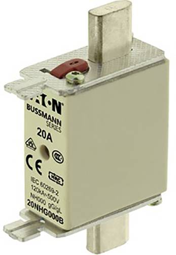 Eaton 20NHG000B NH-Sicherung mit mechanischer Sicherungsanzeige Sicherungsgröße = 000 20A 500V 3St. von Eaton