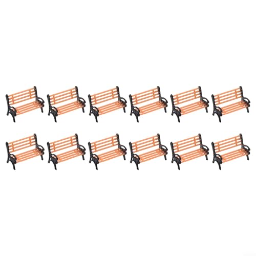 Eawfgtuw 12 Stück Modelleisenbahn Bank Stuhl Sofa 1:50 Maßstab HO Straßenlayout Zubehör für Eisenbahn Landschaft Szene Dekoration Plattform Miniatur Eawfgtuw 12 Stück Modelleisenbahn Bank Stuhl Sofa 1:50 Maßstab HO Straßenlayout Zubehör für Eisenbahn Landschaft Szene Dekoration Plattform Miniatur von Eawfgtuw