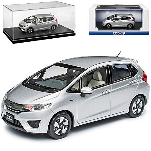 Ebbro Hon-da Jazz Fit Hybrid Alabaster Silber Metallic 3. Generation Ab 2015 1/43 Modell Auto mit individiuellem Wunschkennzeichen Ebbro Hon-da Jazz Fit Hybrid Alabaster Silber Metallic 3. Generation Ab 2015 1/43 Modell Auto mit individiuellem Wunschkennzeichen von Ebbro
