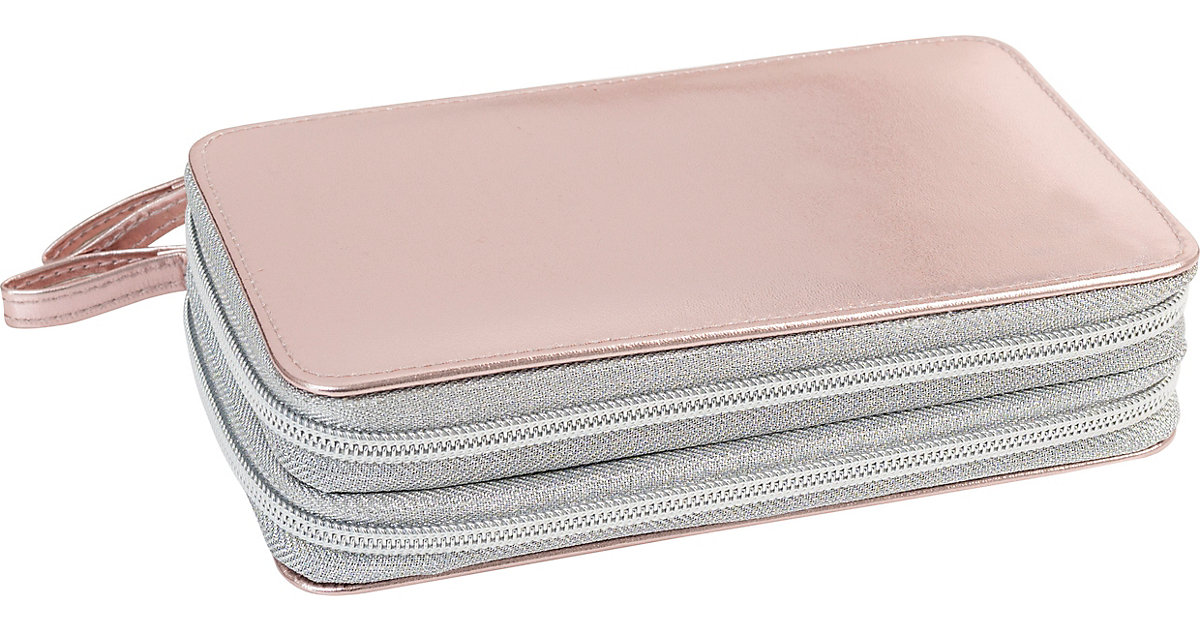 Doppel-Federmäppchen Double Decker rosé gold shine, befüllt, 24-tlg. rosegold Doppel-Federmäppchen Double Decker rosé gold shine, befüllt, 24-tlg. rosegold von Eberhard Faber