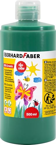 EBERHARD FABER 574963 - Transparentmalfarbe EFA Cromix grün, 500 ml, nicht mischbare Bastelfarbe für Kinder EBERHARD FABER 574963 - Transparentmalfarbe EFA Cromix grün, 500 ml, nicht mischbare Bastelfarbe für Kinder von Eberhard Faber