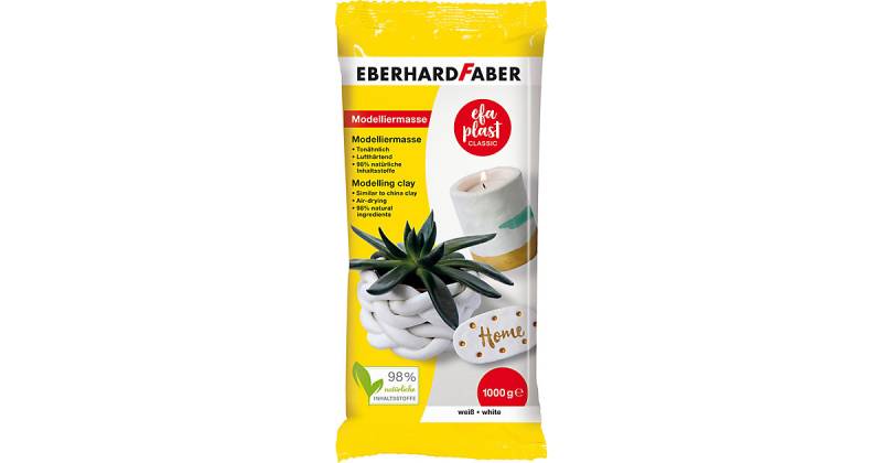 EFA Modelliermasse Plast Classic, 1 kg weiß von Eberhard Faber