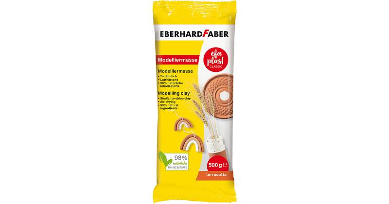 EFA Modelliermasse Plast Classic, 500 g terrakotta von Eberhard Faber
