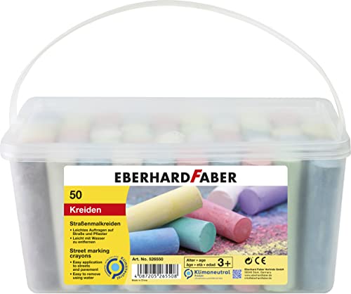 Eberhard Faber 526550 - Straßenkreide 50er Eimer, 8 leuchtenden Farben Straßenmalkreide, Basicfarben Eberhard Faber 526550 - Straßenkreide 50er Eimer, 8 leuchtenden Farben Straßenmalkreide, Basicfarben von Eberhard Faber