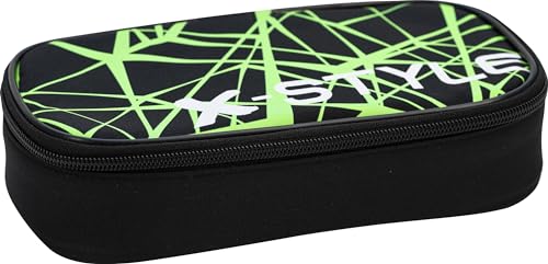 Eberhard Faber 577482 - Jumbo Schlampermäppchen Neon Grün / Schwarz, Federmäppchen mit Reißverschluss, großem Hauptfach und Innentasche Eberhard Faber 577482 - Jumbo Schlampermäppchen Neon Grün / Schwarz, Federmäppchen mit Reißverschluss, großem Hauptfach und Innentasche von Eberhard Faber