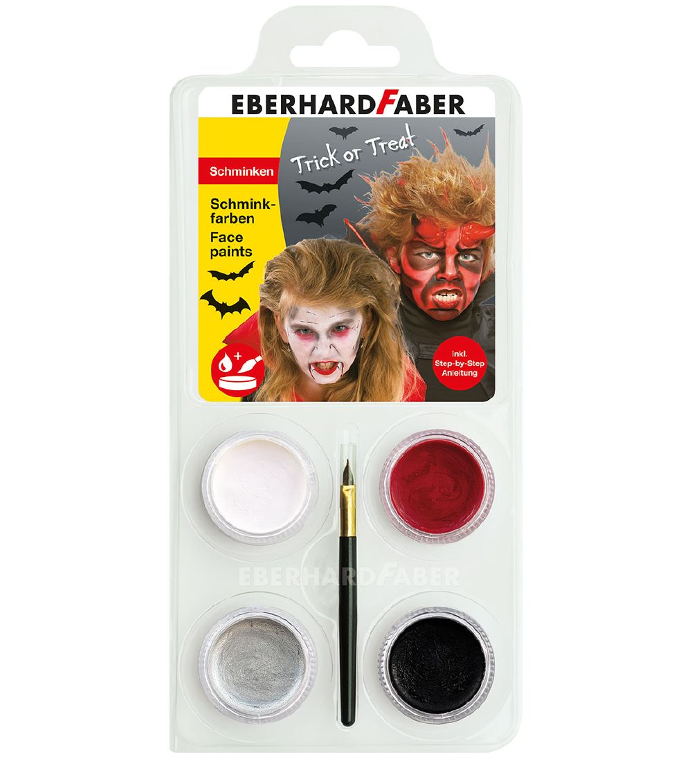 Eberhard Faber Kinderschminke - 4 Farben - Teufel/Dracula - Eberhard Faber - One Size - Schminke Eberhard Faber Kinderschminke - 4 Farben - Teufel/Dracula - Eberhard Faber - One Size - Schminke von Eberhard Faber