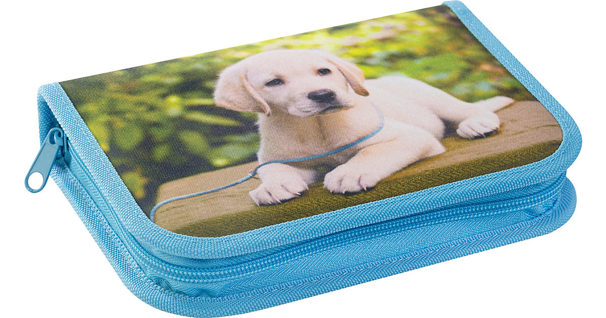 Federmäppchen Hund befüllt, 42-tlg. hellblau Federmäppchen Hund befüllt, 42-tlg. hellblau von Eberhard Faber