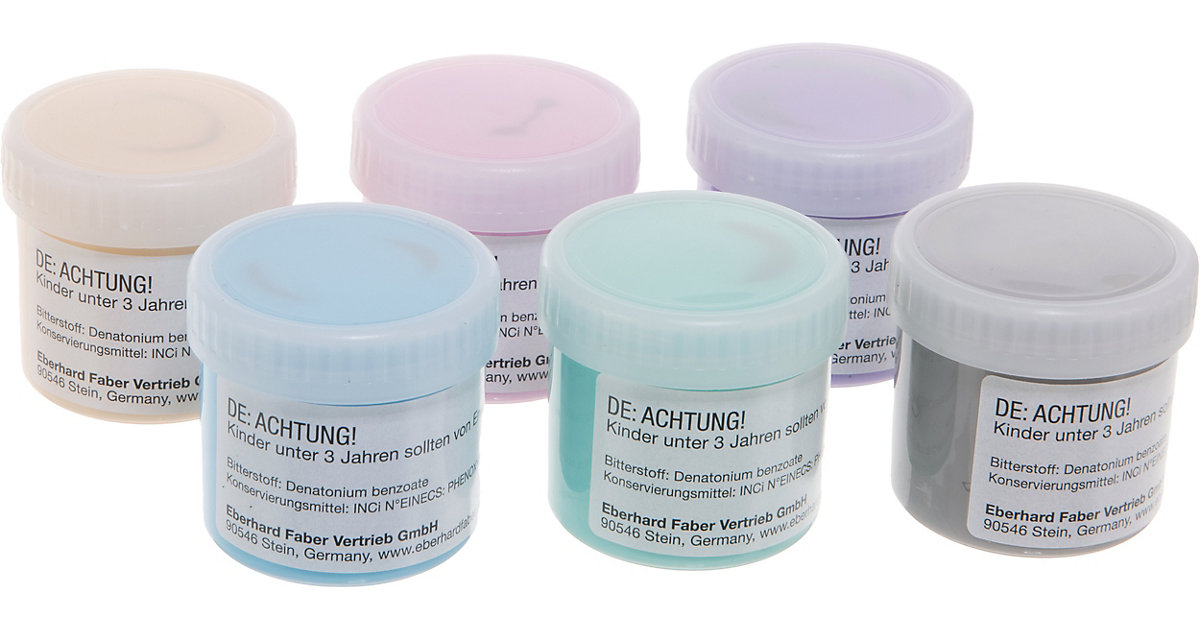 Fingermalfarben Mini Kids Pastell, 6 Farben bunt Fingermalfarben Mini Kids Pastell, 6 Farben bunt von Eberhard Faber