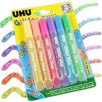 Glitzerkleber Pastell UHU, 6 Stück ohne Lösungsmittel, auswaschbar Glitzerkleber Pastell UHU, 6 Stück ohne Lösungsmittel, auswaschbar von Eberhard Faber
