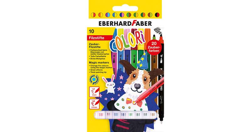 Mini Kids Zaubermarker, 9 & 1 Farben mehrfarbig von Eberhard Faber