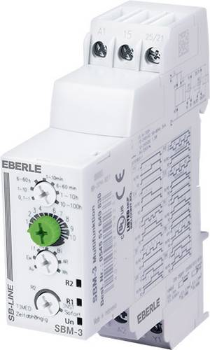 Eberle 054551649830 SBM-3 Zeitrelais 1 St. Zeitbereich: 0.01s - 100h 2 Wechsler von Eberle